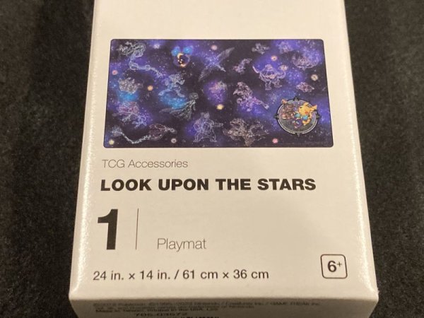 画像1: WCS2023 ラバープレイマット 星を見てピカチュウ LOOK UPON THE STARS 海外版 (1)