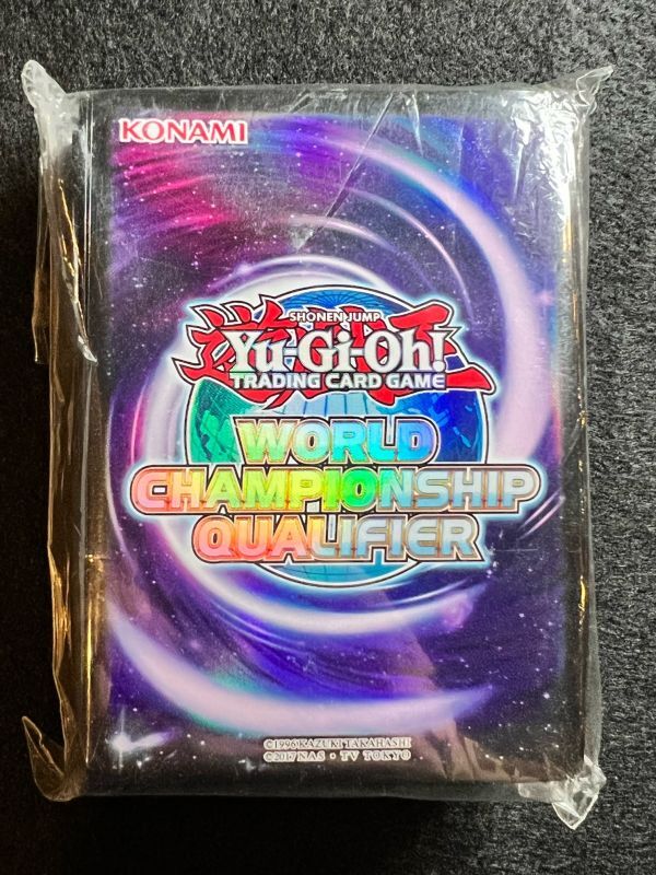 遊戯王 world championship qualifier スリーブ 紫 - トレーディングカード